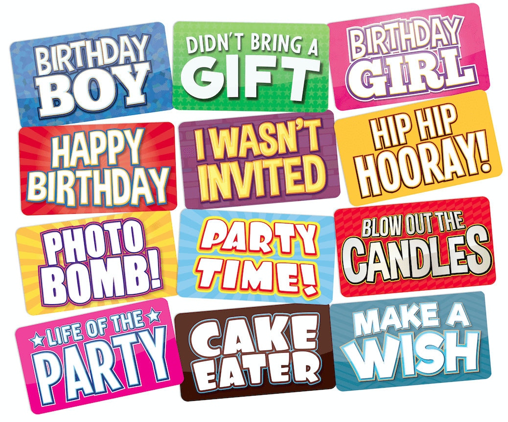 Birthday Photo Props