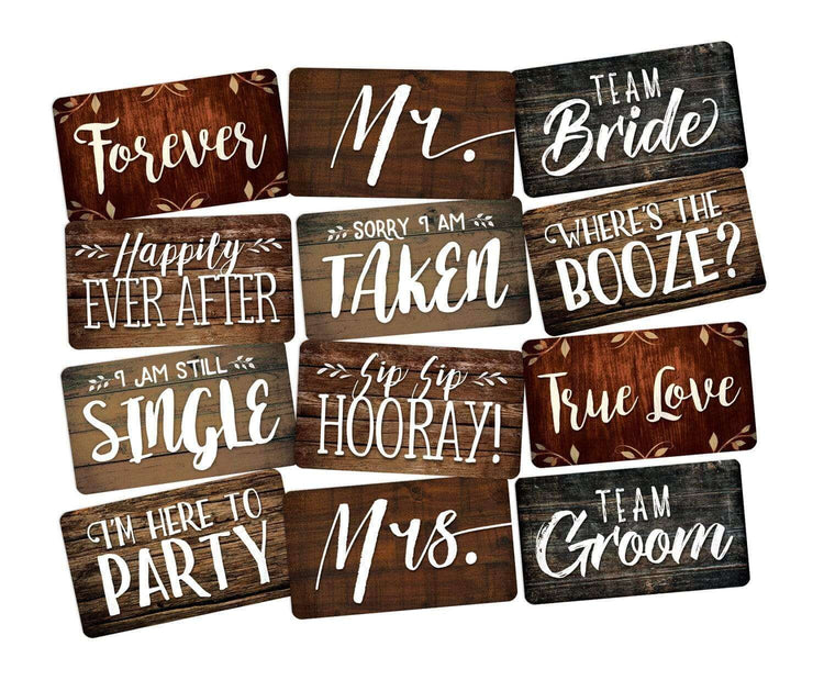 Wedding Photo Booth Props