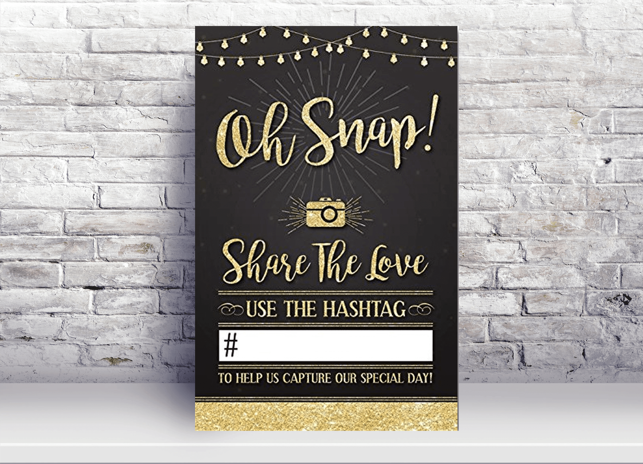 Hashtag Boards for Weddings