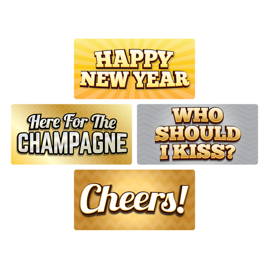 New Year’s Photo Booth Props Set