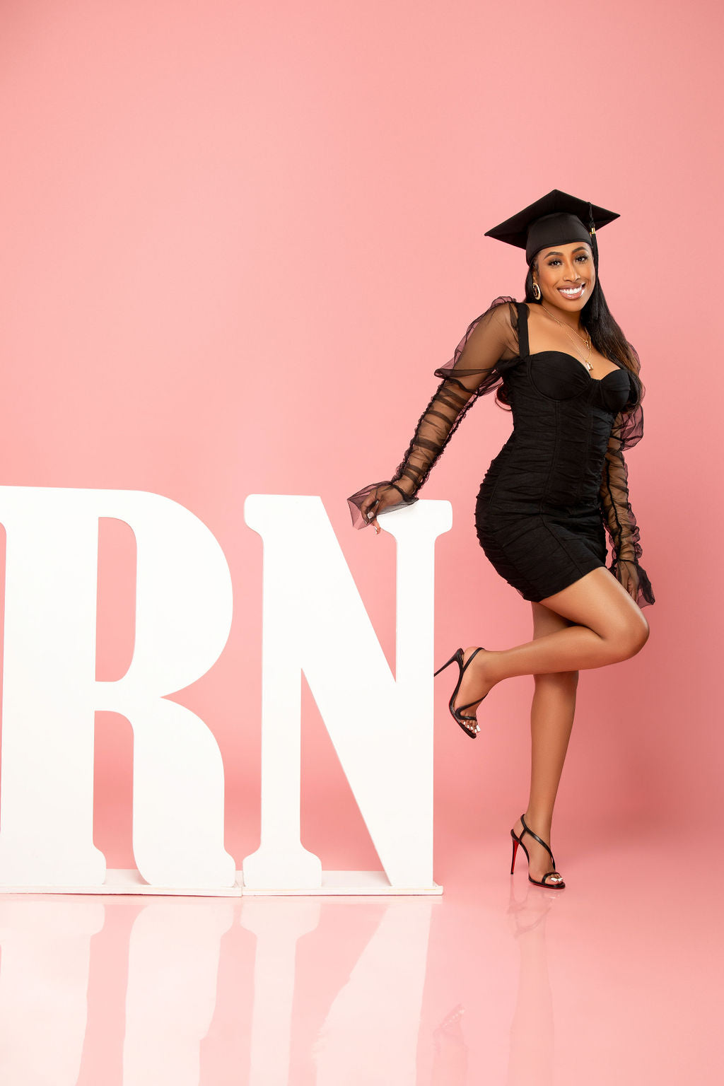 Giant Wooden RN Nurse Graduation Photo Props