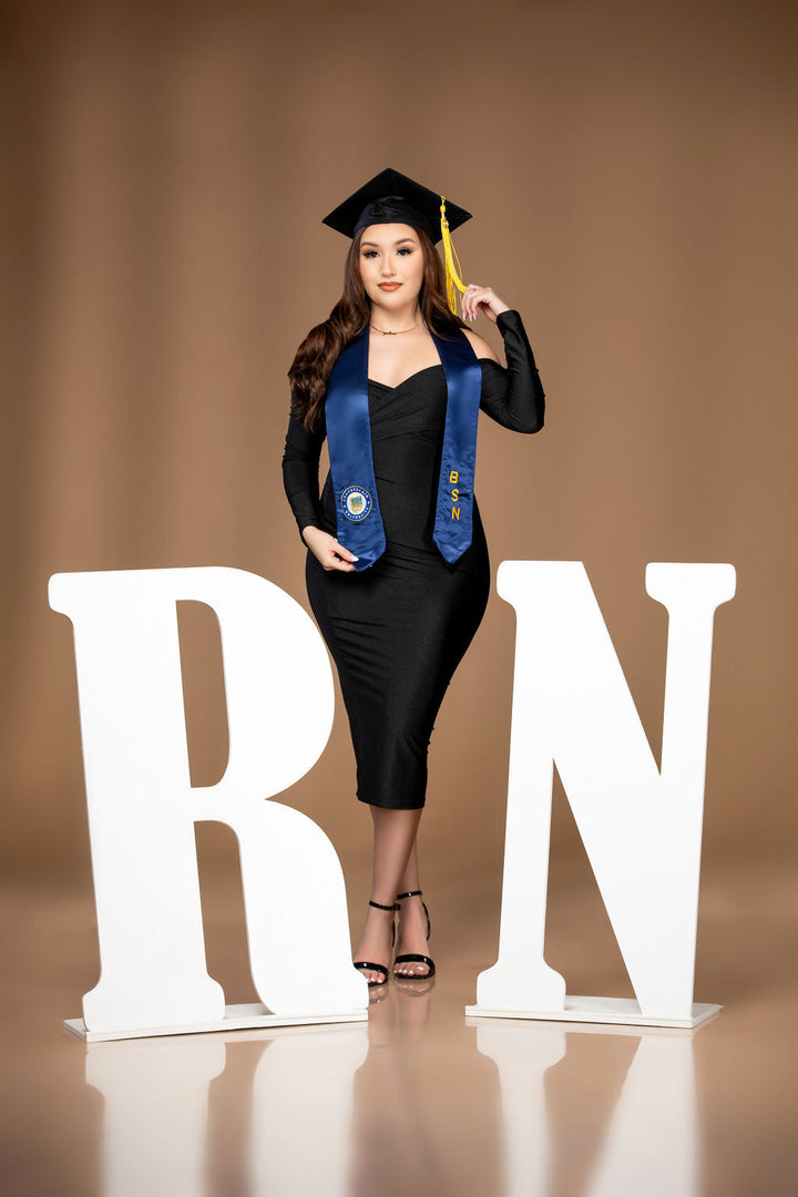 36 Inch Wooden RN Nurse Graduation Photo Props | "Came Quickly!"
