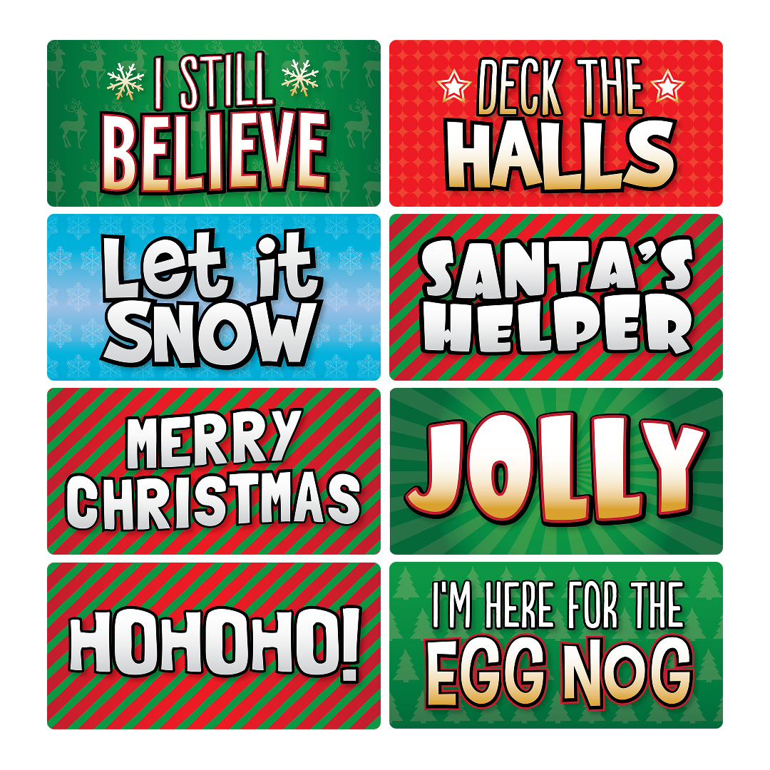 Christmas Photo Booth Props Set