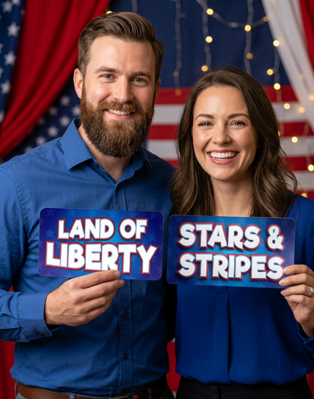4th of July Photo Booth Props Set
