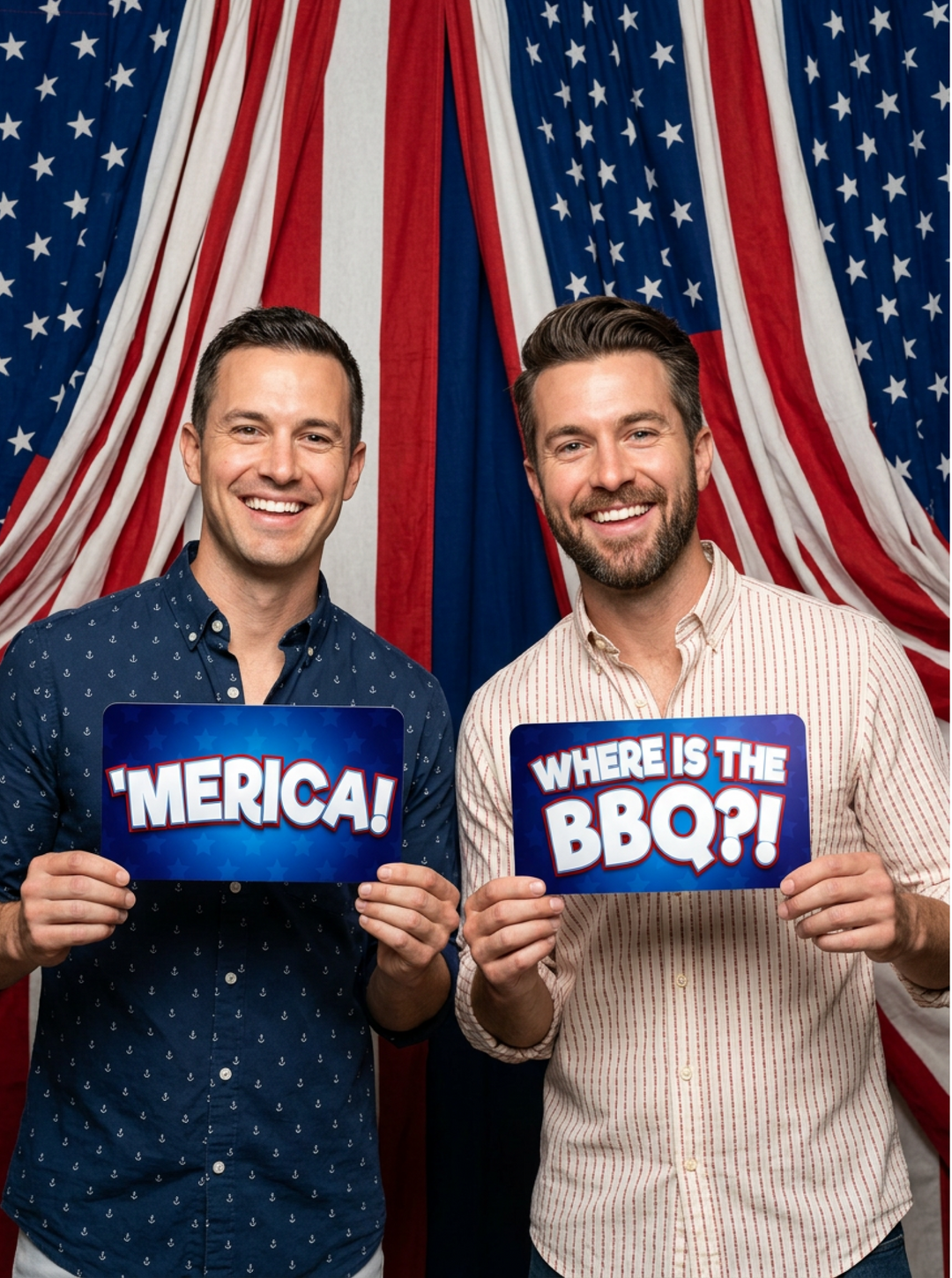 4th of July Photo Booth Props Set