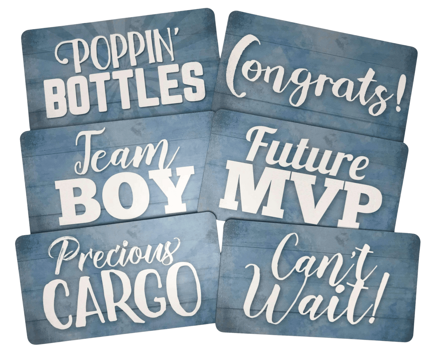 Baby Shower Props Set - "It's a Boy"