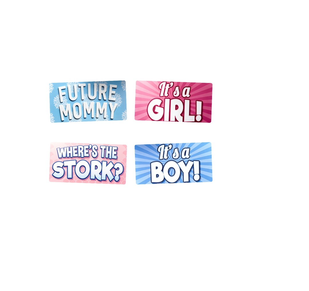 Baby Shower Photo Booth Props Set