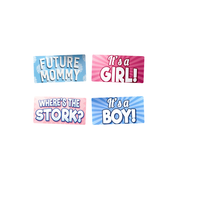 Baby Shower Photo Booth Props Set