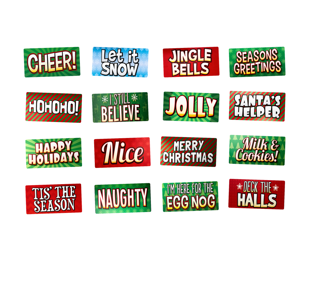 Christmas Photo Booth Props Set