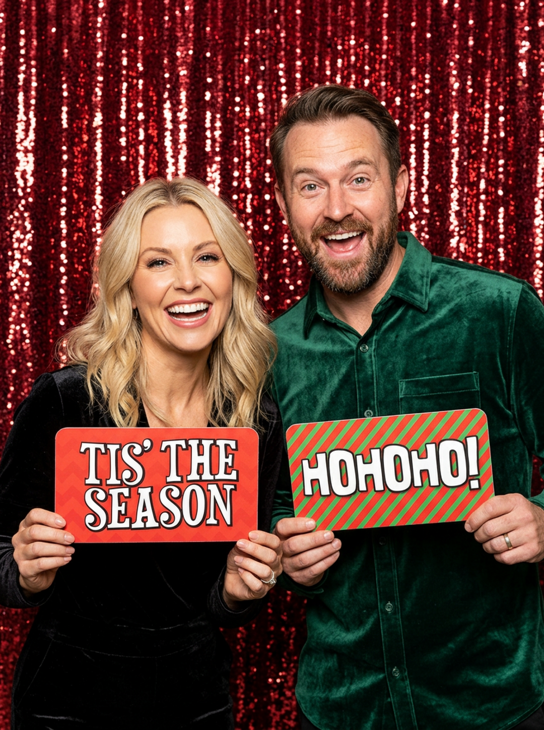 Christmas Photo Booth Props Set