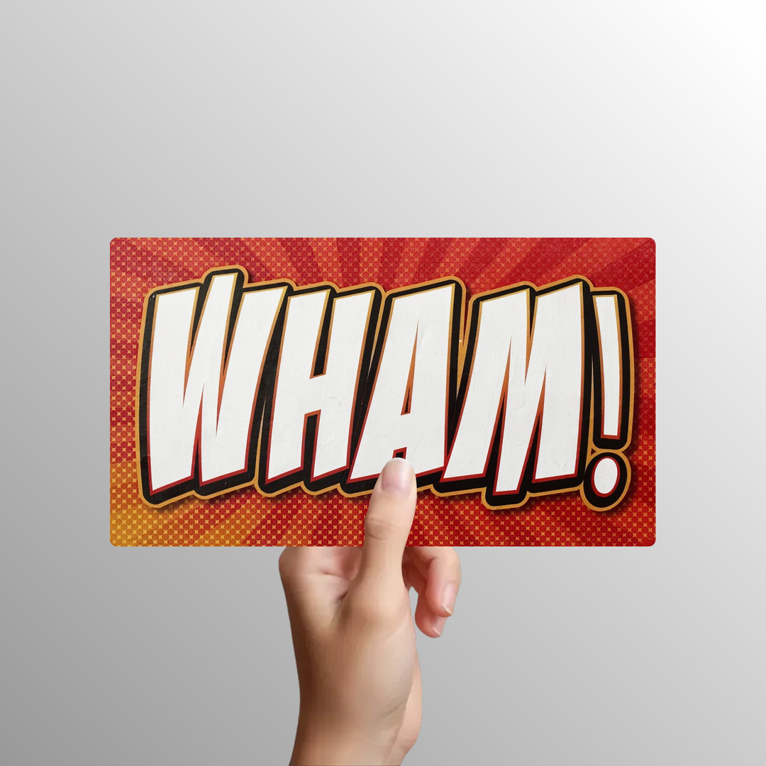 Comic Book Photo Booth Props Set – 6pc