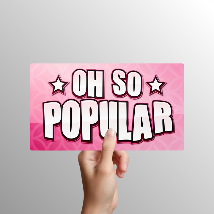 Funny Party Photo Booth Props – 6 PVC Signs