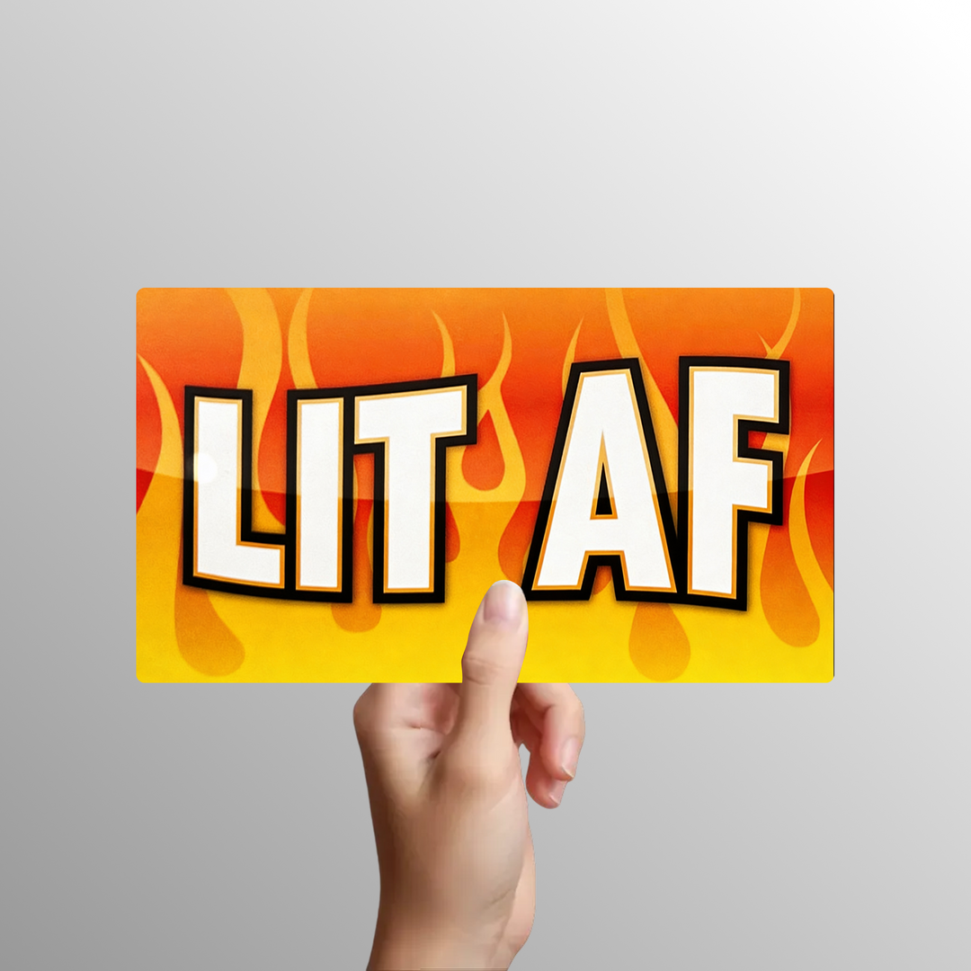 Funny Party Photo Booth Props – 6 PVC Signs