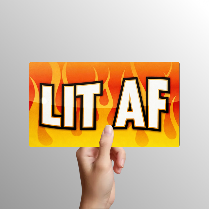 Funny Party Photo Booth Props – 6 PVC Signs