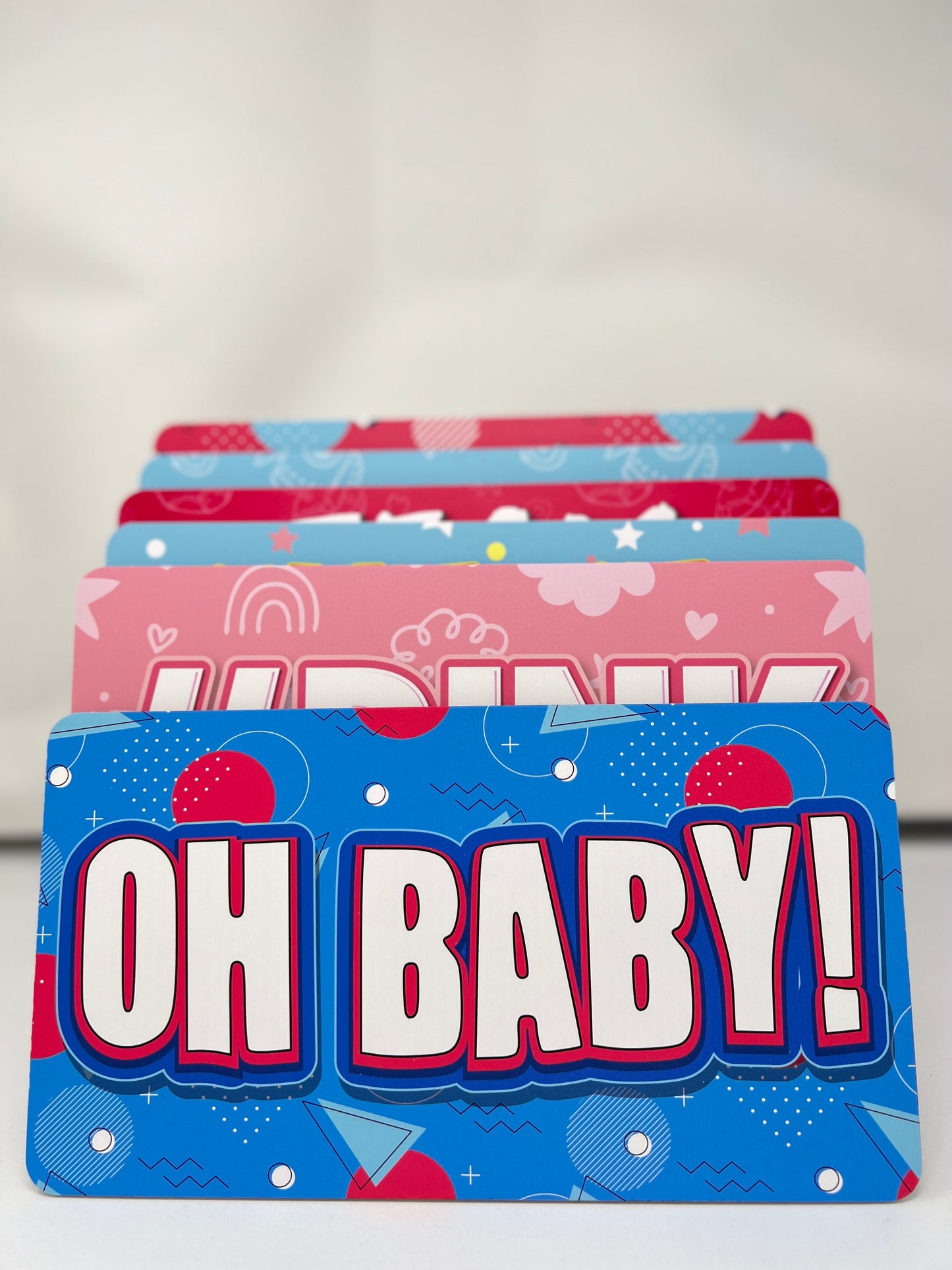 Gender Reveal Prop Set