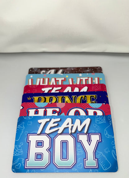 Gender Reveal Prop Set