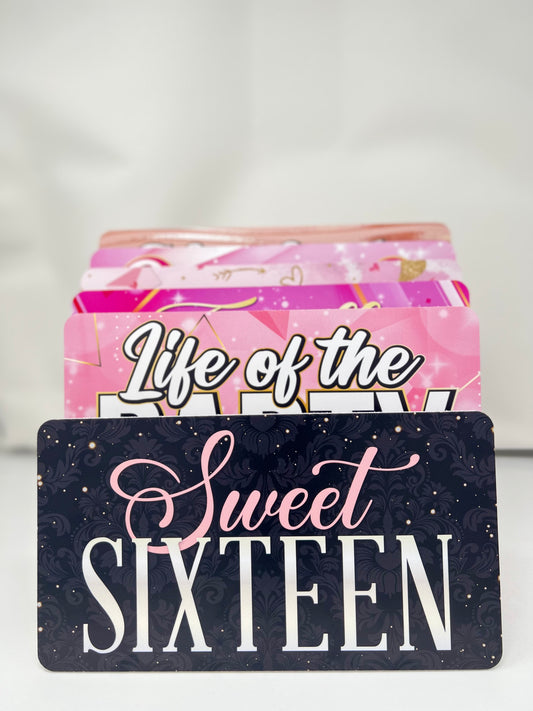 Sweet 16 Photo Props