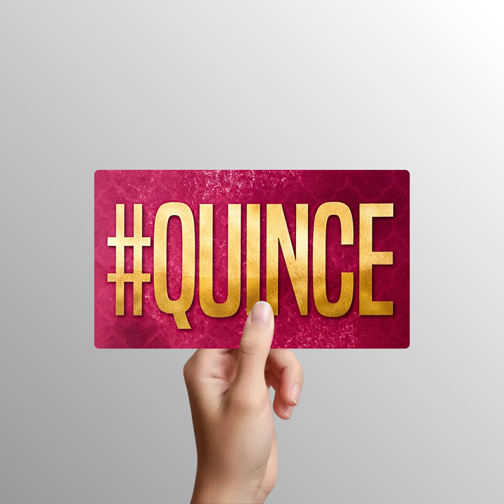 Quinceañera Photo Booth Props in Spanish – 6 Piece