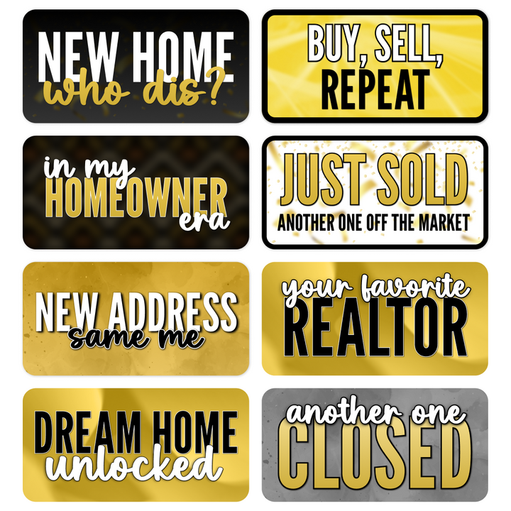 Real Estate Photo Booth Props Set – Realtor Celebration - props in use at event by King Props
