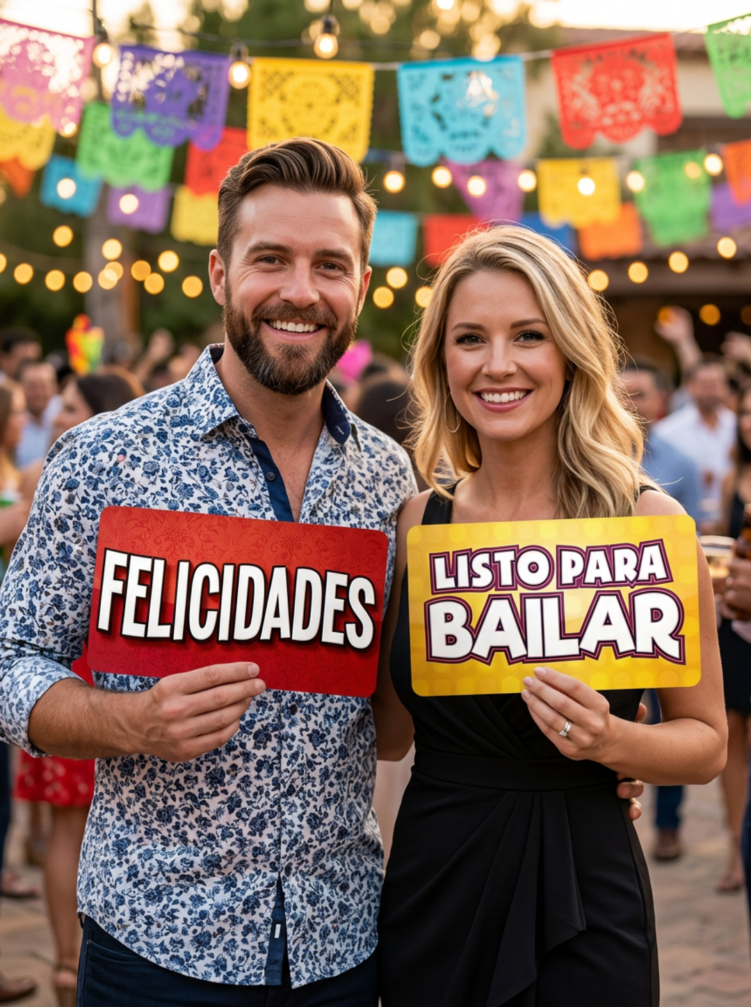 Spanish Fiesta Photo Booth Props – 6pc PVC