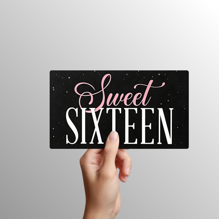 Sweet 16 Photo Booth Props – 6pc Birthday