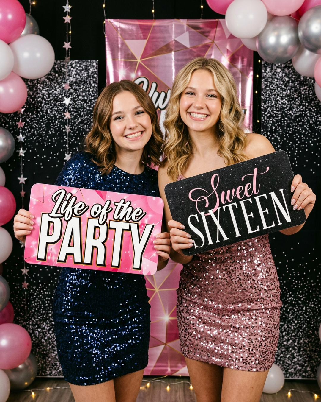 Sweet 16 Photo Booth Props – 6pc Birthday