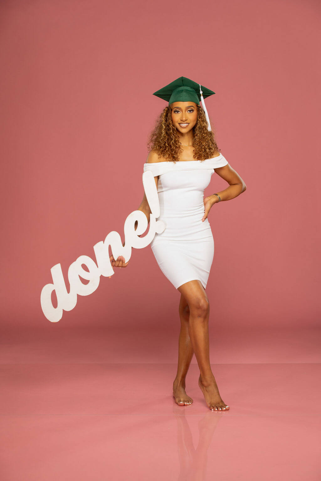 Giant 3-Foot Wood "Done!" Graduation Photo Prop | "Love this piece!"