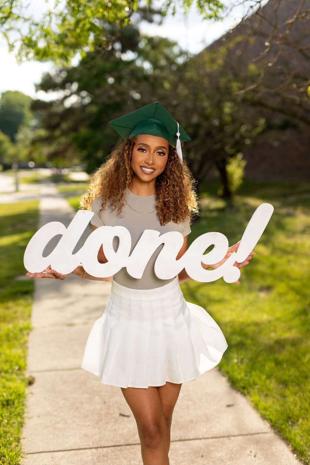 Giant 3-Foot Wood "Done!" Graduation Photo Prop | "Love this piece!"