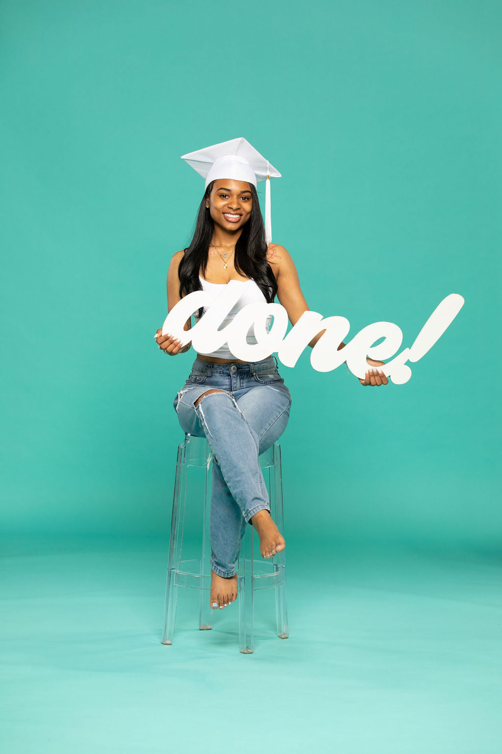 Giant 3-Foot Wood "Done!" Graduation Photo Prop | "Love this piece!"