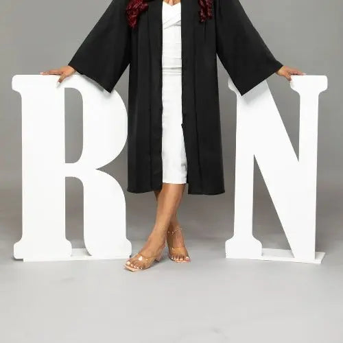 36 Inch Wooden RN Nurse Graduation Photo Props | "Came Quickly!"