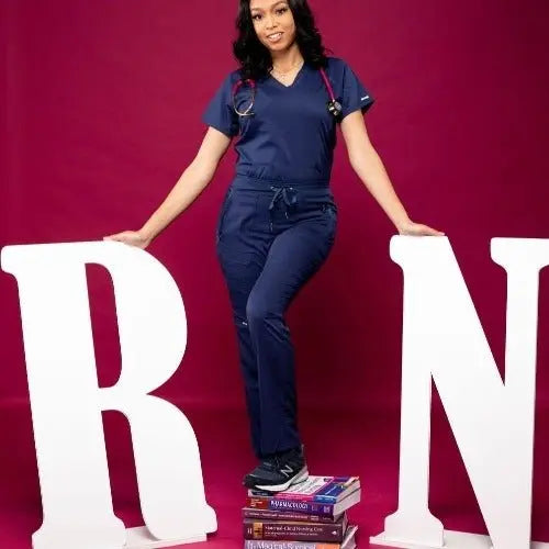 36 Inch Wooden RN Nurse Graduation Photo Props | "Came Quickly!"