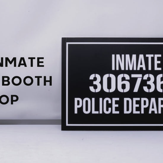 Jail Inmate Prop Sign