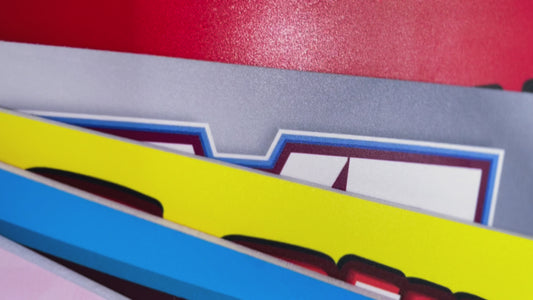 Funny Party Photo Booth Props – 6 PVC Signs - complete prop set display by King Props