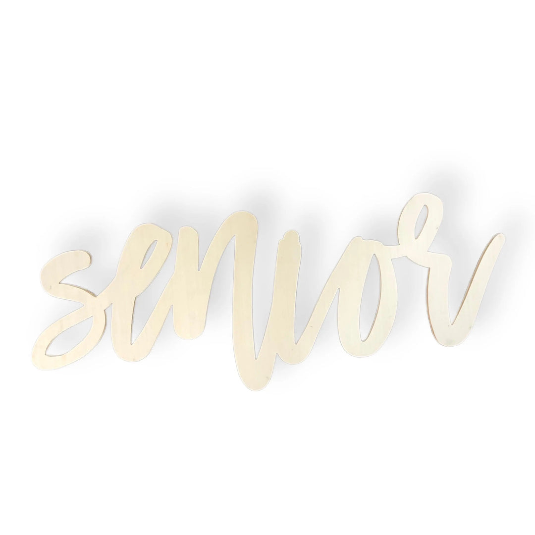 36 Inch Wooden Senior Photo Prop Sign "I&