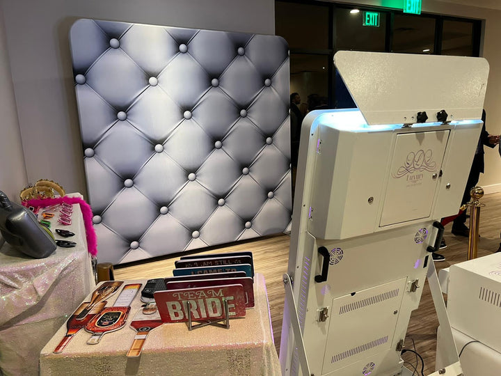 Wedding Photo Booth PVC Props – 6pc Professional - props group photo in use by King Props