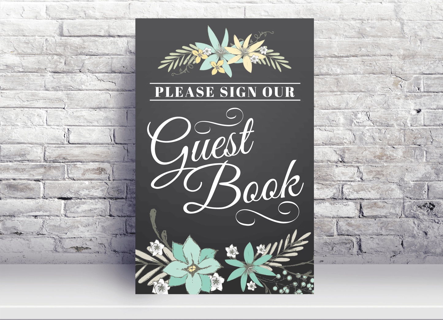 Wedding Guest Book Stand