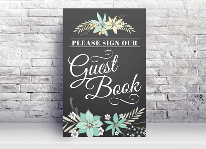 Wedding Guest Book Stand