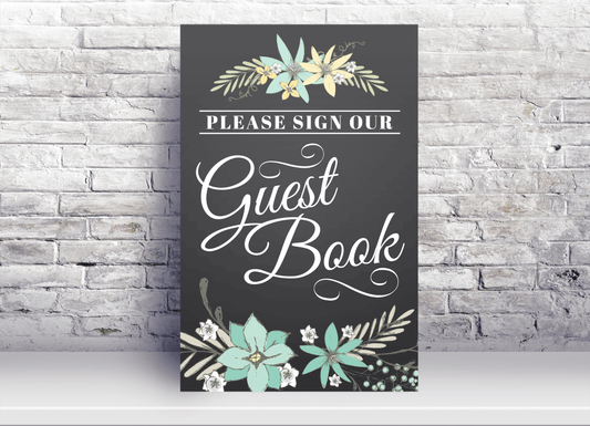 Wedding Guest Book Stand