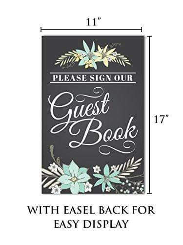 Please Sign Our Guest Book Wedding Sign - wedding sign styling options by King Props