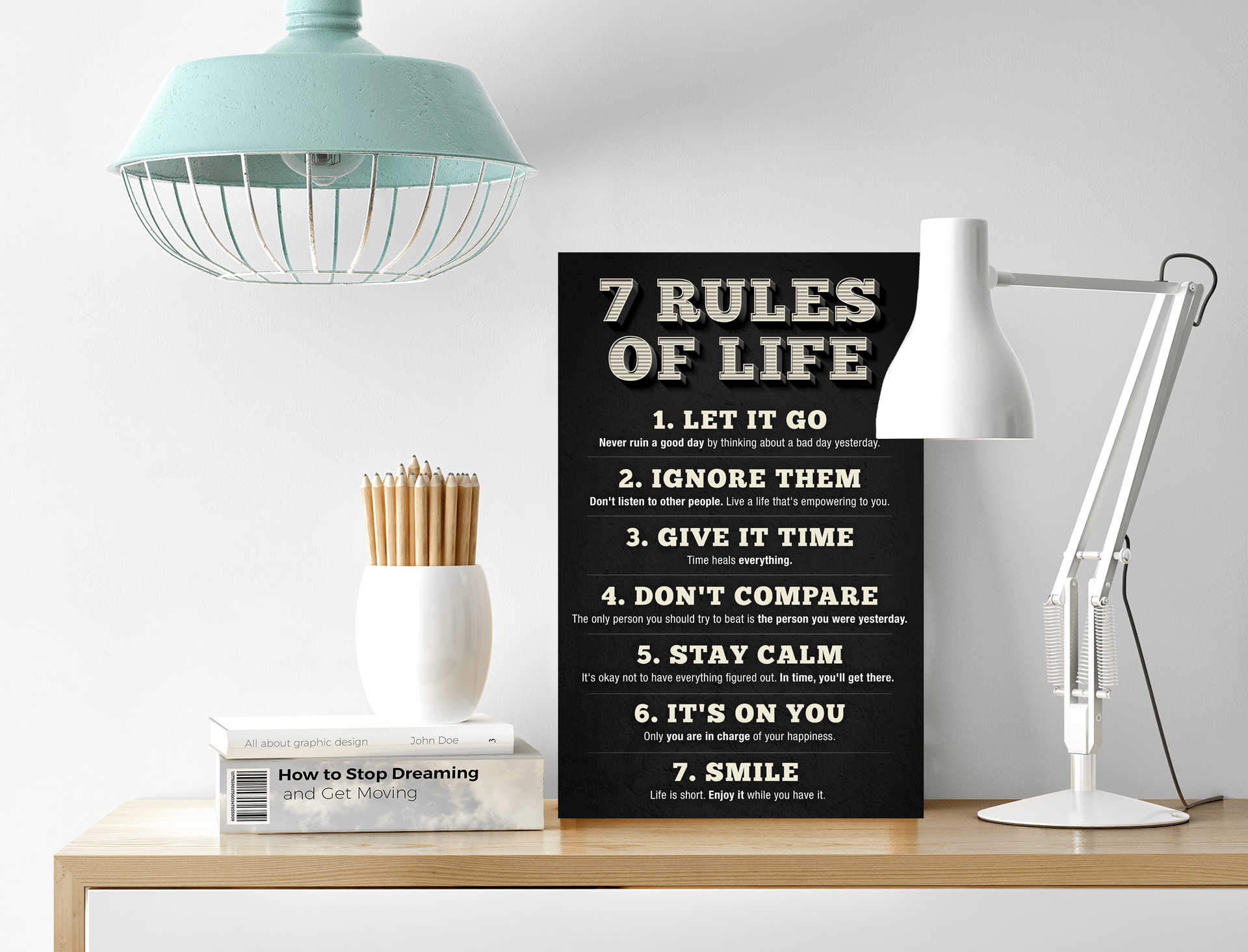 Inspirational Quotes Posters | Motivation sign Posters | King Props