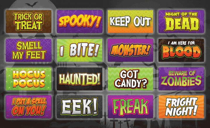 Photo Booth Prop Set for Halloween | King Props