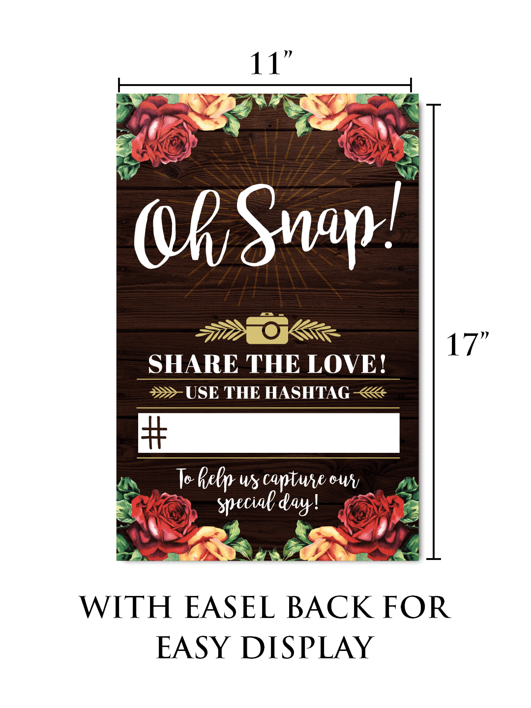 Wedding Hashtag Signs