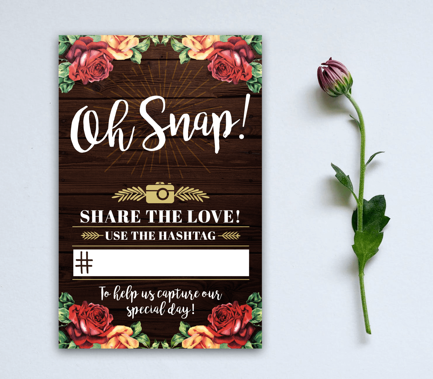 Wedding Hashtag Signs