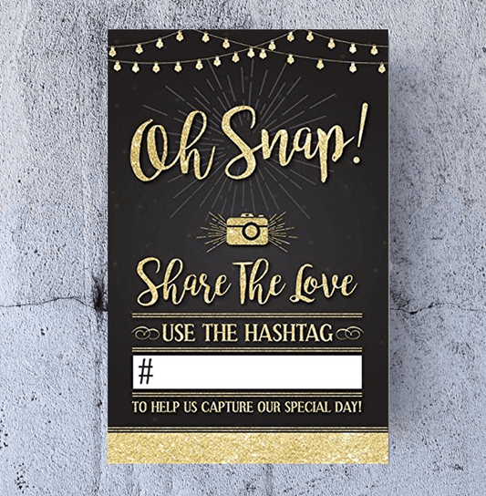 Hashtag Boards for Weddings