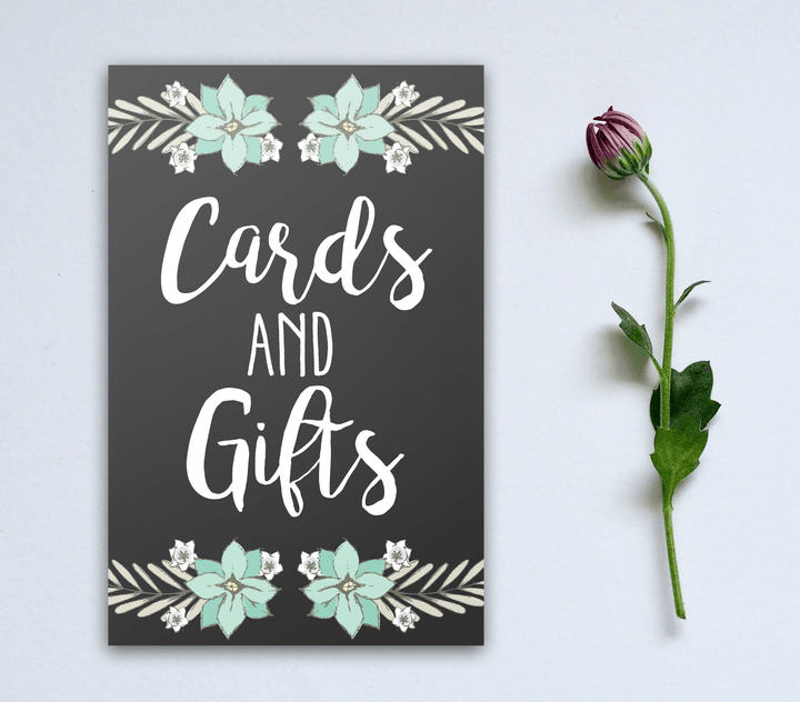 Wedding Thank You Sign – Cards &amp; Gifts - wedding sign display at venue by King Props