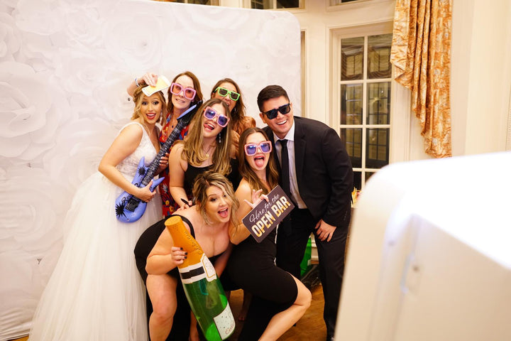 Wedding Photo Booth PVC Props – 6pc Professional - props packaging and contents by King Props